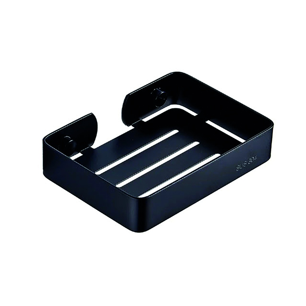 Jabonera en aluminio Negro