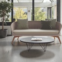 Sofá 2 cuerpos Ludo de exterior Beige