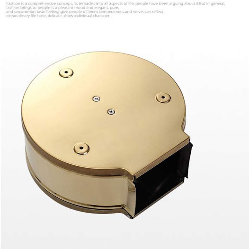 Dispensador metalico de papel higienico 500M Dorado