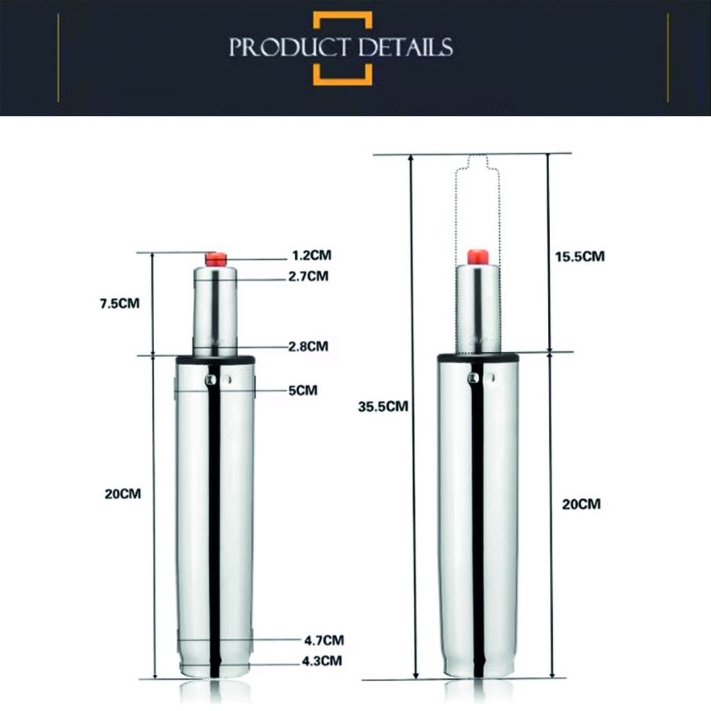 Silla de escritorio Iceland Blanco/Rosa