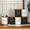 Contenedor alimentos Negro Set x3