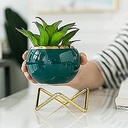 Maceta con soporte Verde