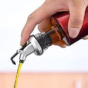 Botella aceitera vidrio 250ml Rojo