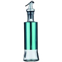 Botella aceitera vidrio 500ml Azul