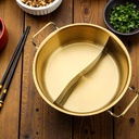 Olla acero doble cocción 30cm Gold