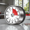 Reloj de cocina magnetico Blanco