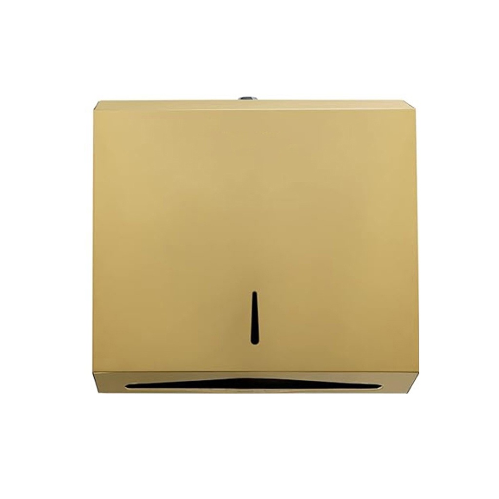 Dispensador toalla intercalada metálico Dorado