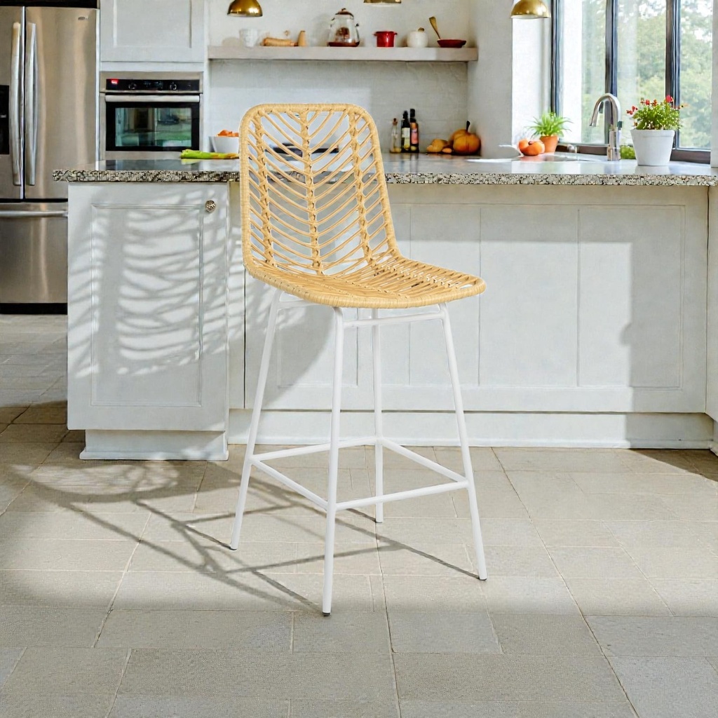 Banqueta Caen Blanco