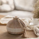 Adorno madera natural & cuerda Nº1