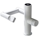Canilla baño articulada digital Blanco