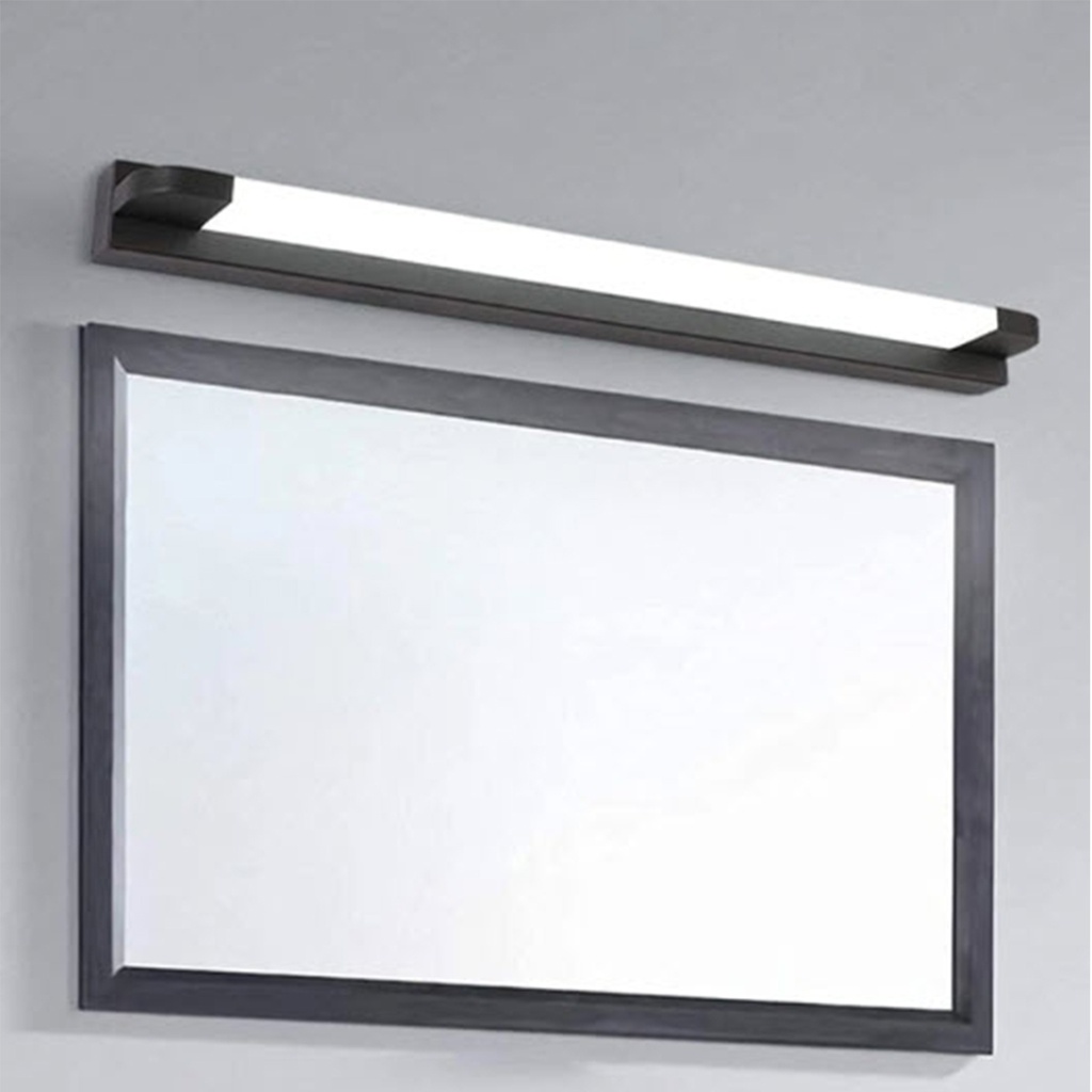Luminaria de pared LED barra 75cm Negro