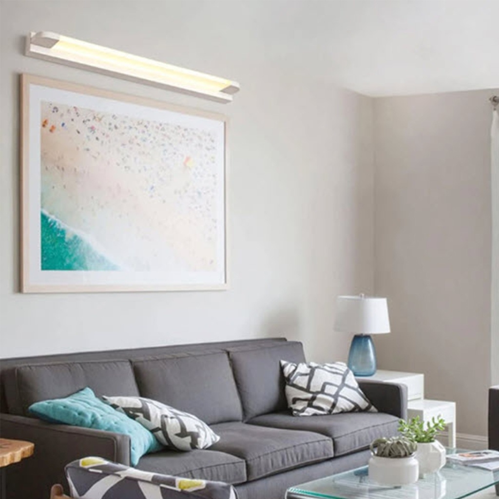 Luminaria de pared LED barra 65cm Blanco