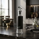 Botella aceitera vidrio 350ml Negro