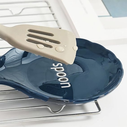 [DT2170A] Reposa cucharon cerámica Azul