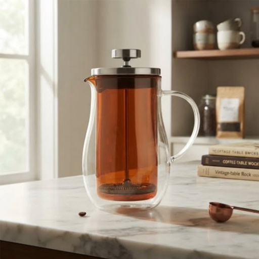 [DT2216] Prensa francesa 600ML Retro ambar