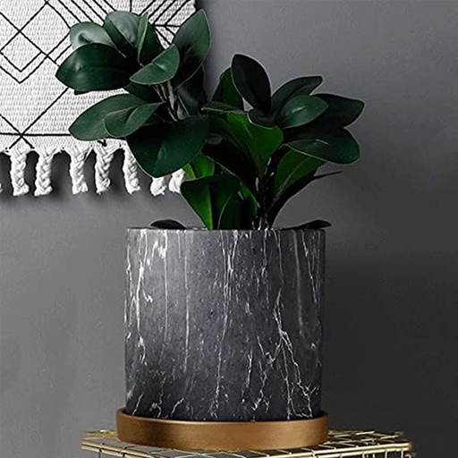 [DT5101] Maceta símil mármol mediano