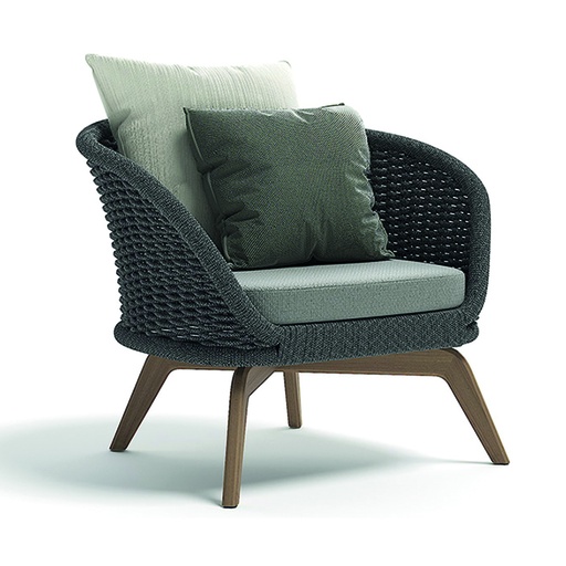 [DT9020G] Sofá 1 cuerpo Ludo de exterior interior Gris