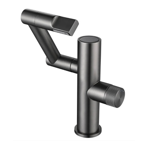 [DT2355G] Canilla baño articulada digital Grafito