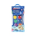 Acuarelas Artesco set x 12 colores