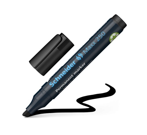 [W1176] Schneider marcador permanente Maxx 250 unidad Negro