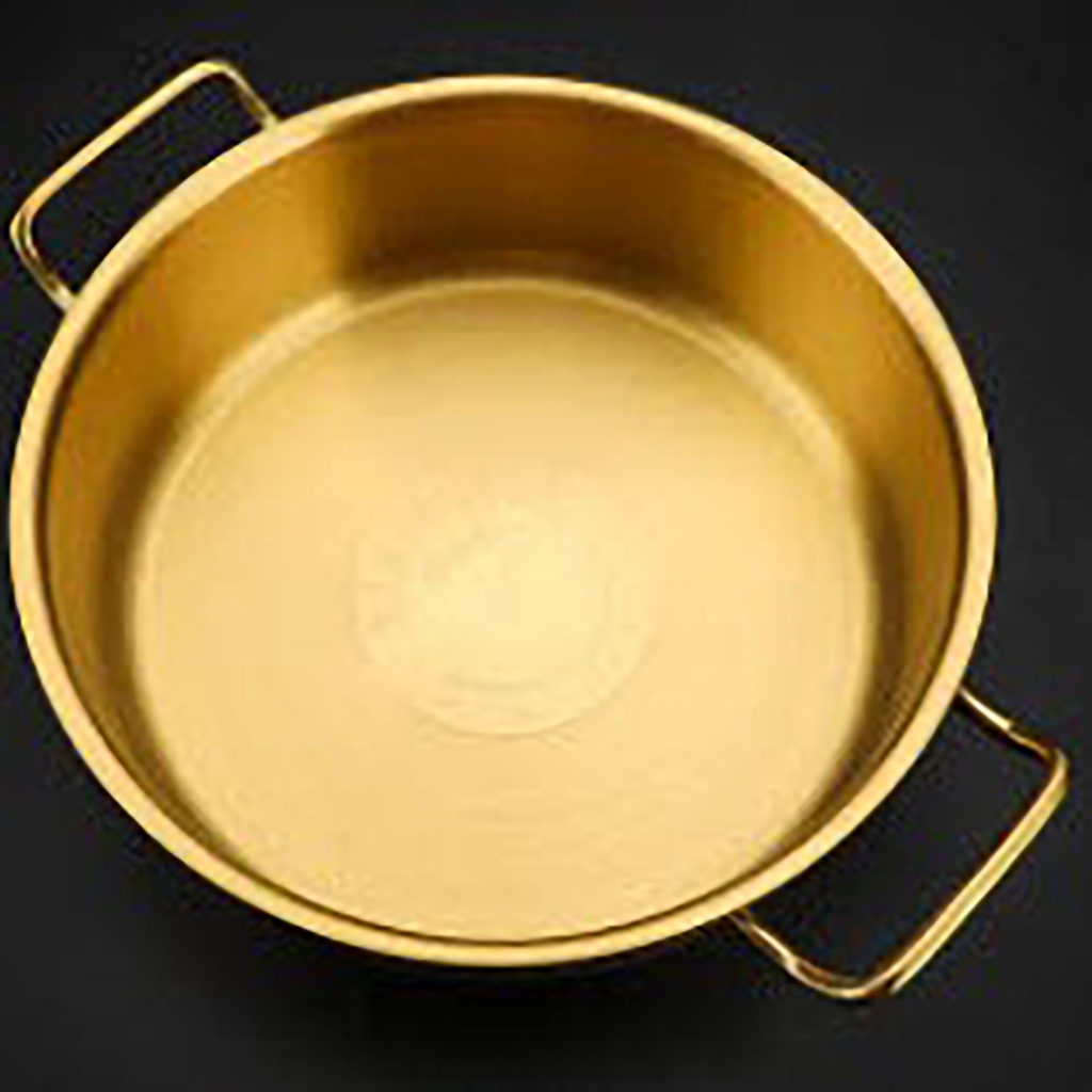 Olla acero doble fondo 30cm Gold