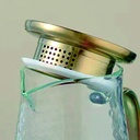 Jarra de vidrio de borosilicato cónica 1800ML labrada
