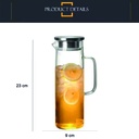 Jarra de vidrio de borosilicato 1200ML