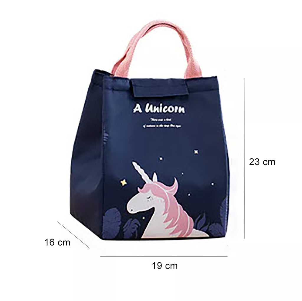 Lonchera térmica infantil Unicornio Rosa