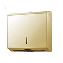 Dispensador toalla intercalada metalico Dorado