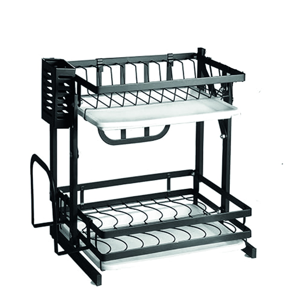Organizador Escurridor plegable cubiertero + Porta tabla + Porta cuchillas