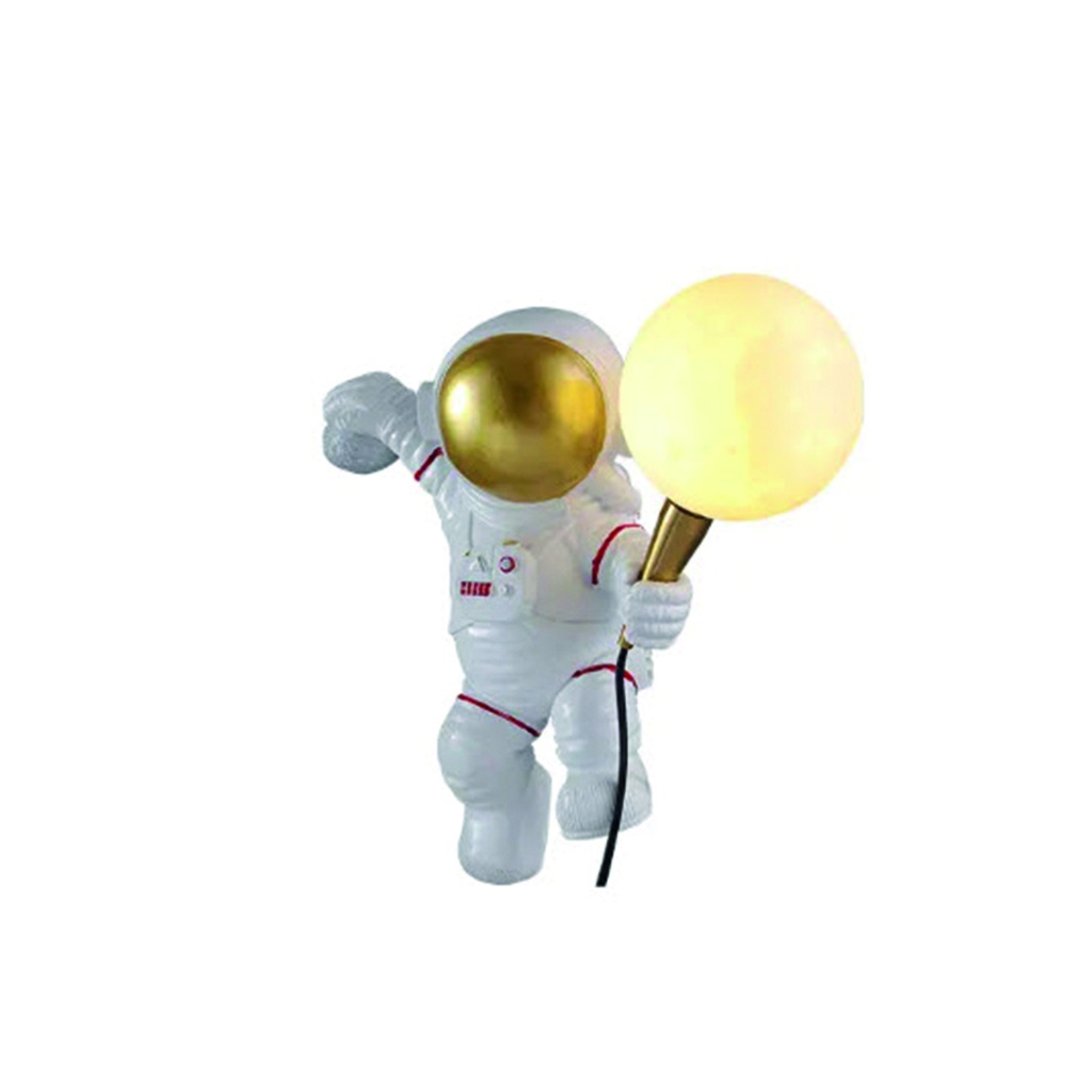 Luminaria lampara de pared astronauta