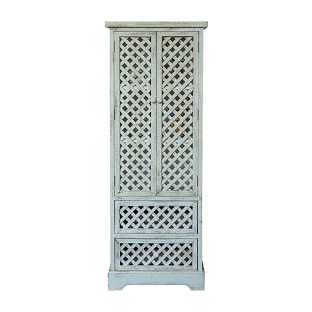 Mueble Vintage Blanco Vertical