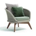 Sofá 1 cuerpo Ludo de exterior Interior  Beige