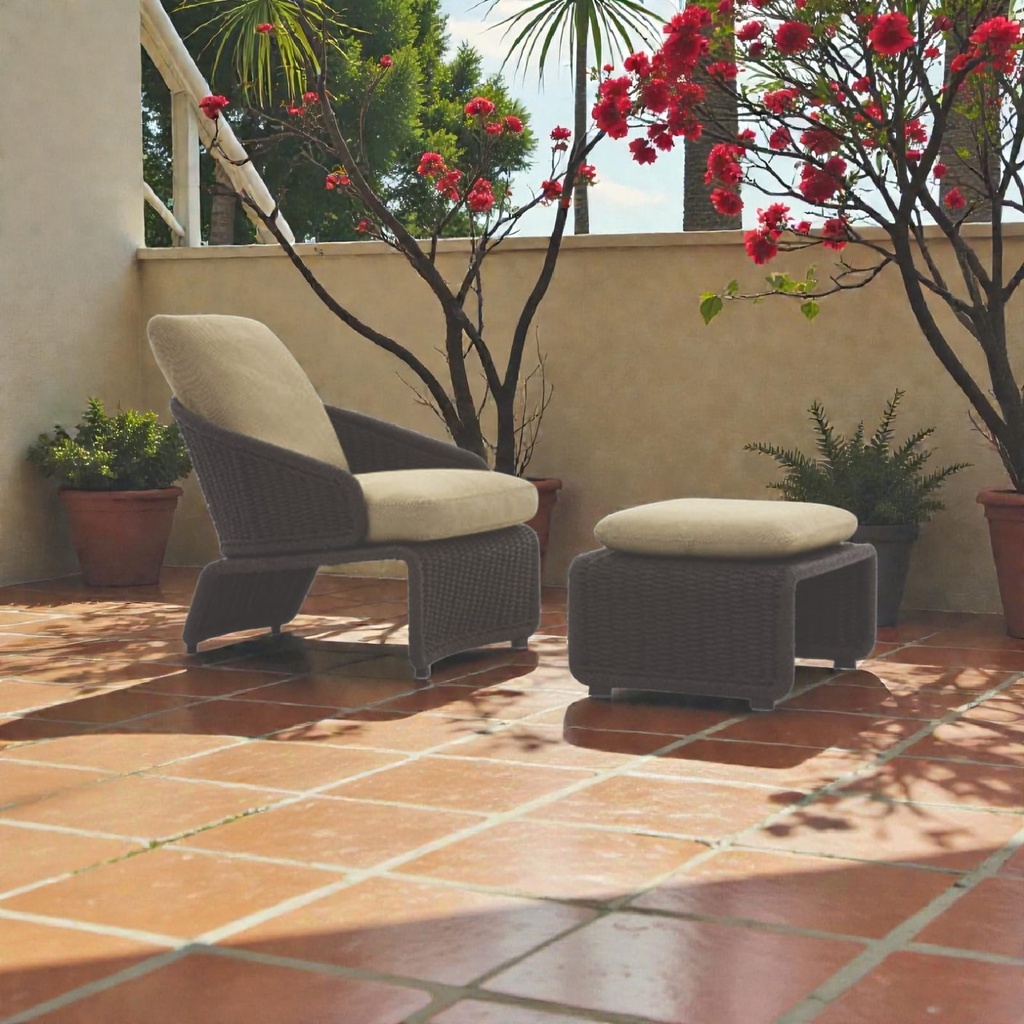 Sofá 1 cuerpo con reposapies Halley