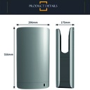 Seca manos vertical 1750w Gris