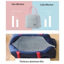 Lonchera térmica Aplique Rosa