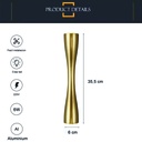 Luminaria Aplique de pared exterior interior Grande Negro