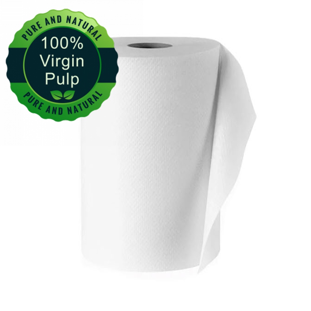 Toalla De Papel Texturizada 200m Pack X6 Rollos Premium