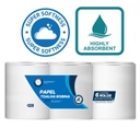 Toalla De Papel Texturizada 200m Pack X6 Rollos Premium