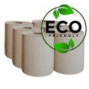 Toalla De Papel Texturizada 200m Pack X6 Rollos Ecologico