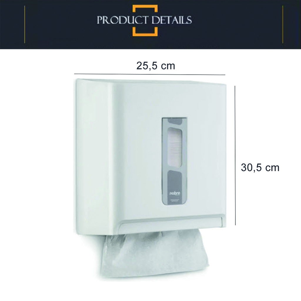 Dispensador toalla intercalada Blanco