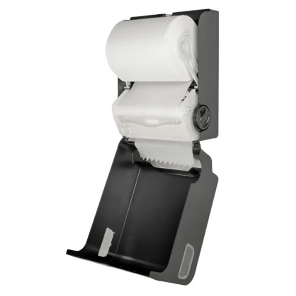 Dispensador de toallas autocorte Negro
