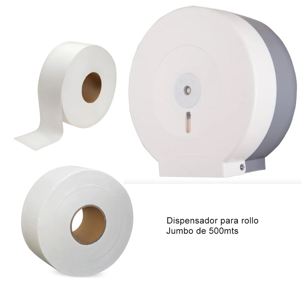 Dispensador de papel higienico jumbo