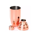 Coctelera Acero inoxidable con filtro Rose gold