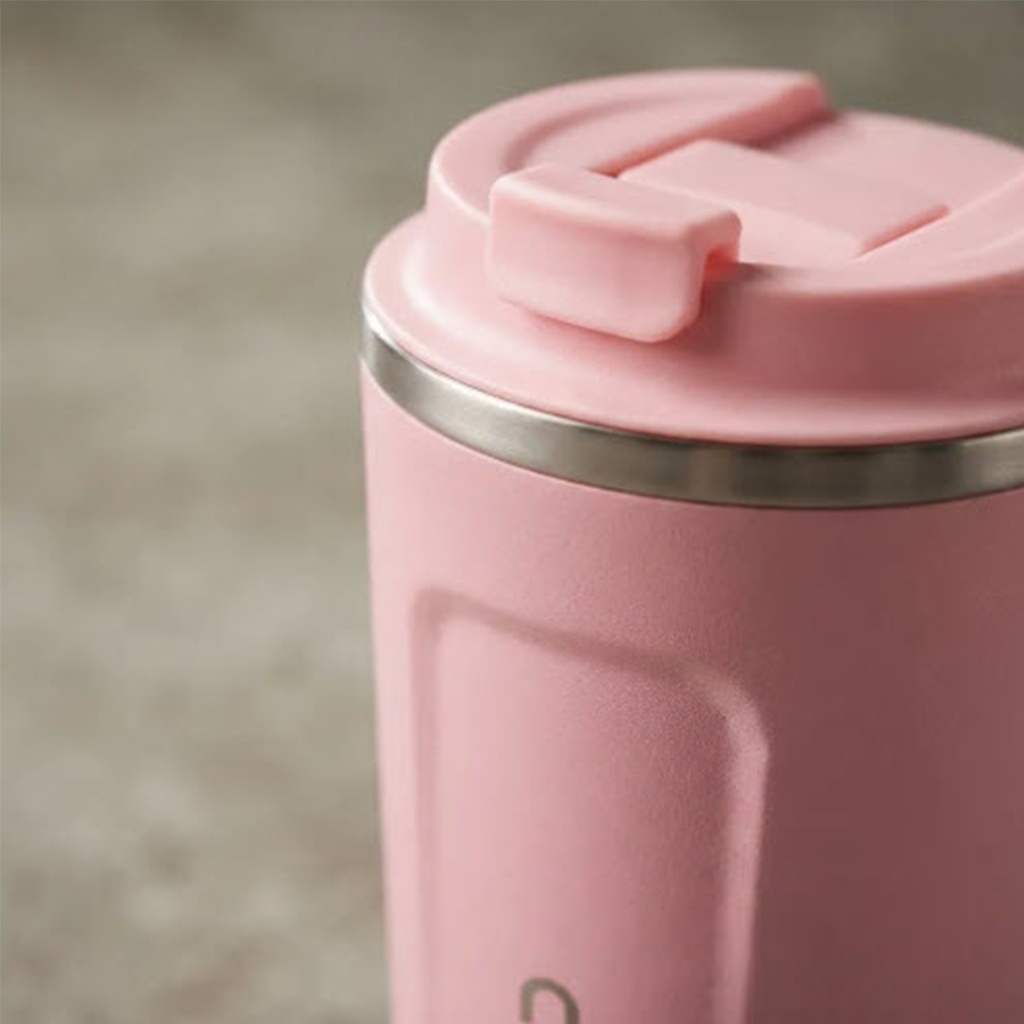 Vaso térmico café bebidas 380ML rosa