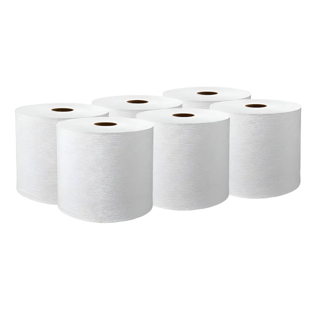 Toalla De Papel Texturizada 200m Pack X6 Rollos Premium