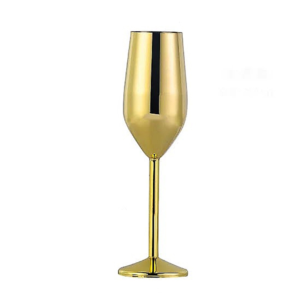 Copa metálica champagne Dorado