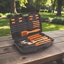 Set parrilla 18 piezas en estuche