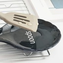 Reposa cucharon cerámica Negro