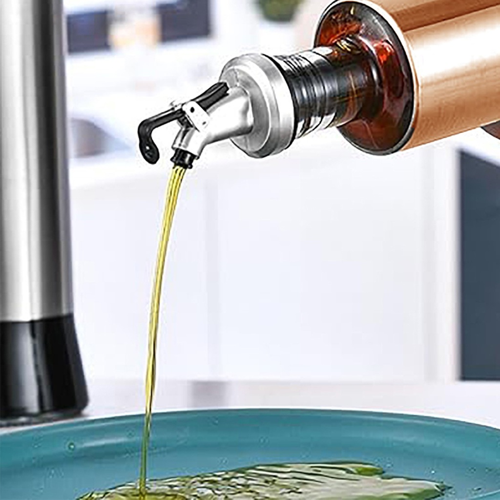 Botella aceitera vidrio 250ml Dorado